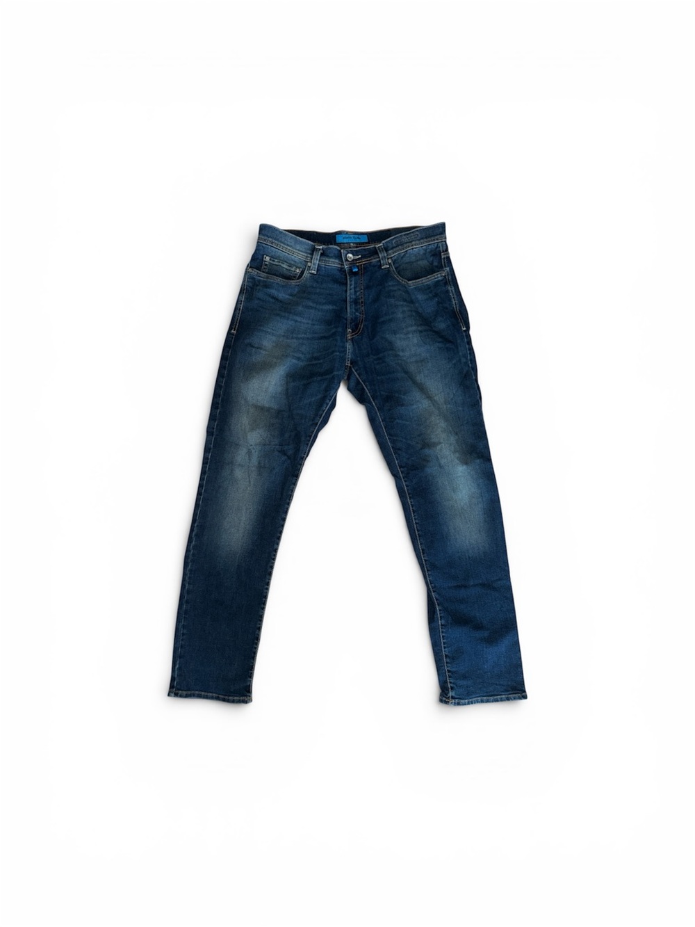 Pierre Cardin Men's Slim Straight Dark Blue Jeans